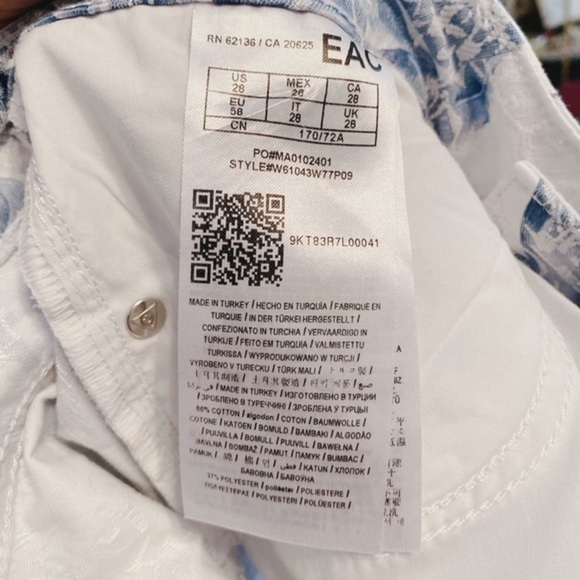 Guess Skinny Ultra Low Rise Floral Printed Jeans - Picture 11 of 11